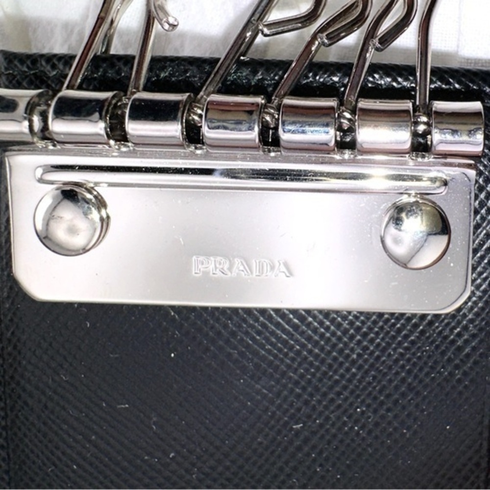 Authentic Excellent Condition Prada Saffiano Meta… - image 4
